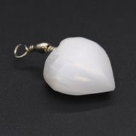 Pendentif Coeur Sélénite