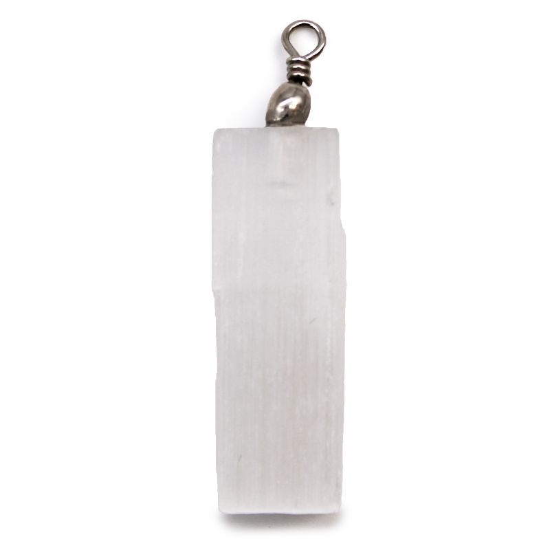 Pendentif Sélénite Naturelle