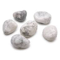 Grandes Pierres Roulées Africaines - Howlite Blanche - Magnésite