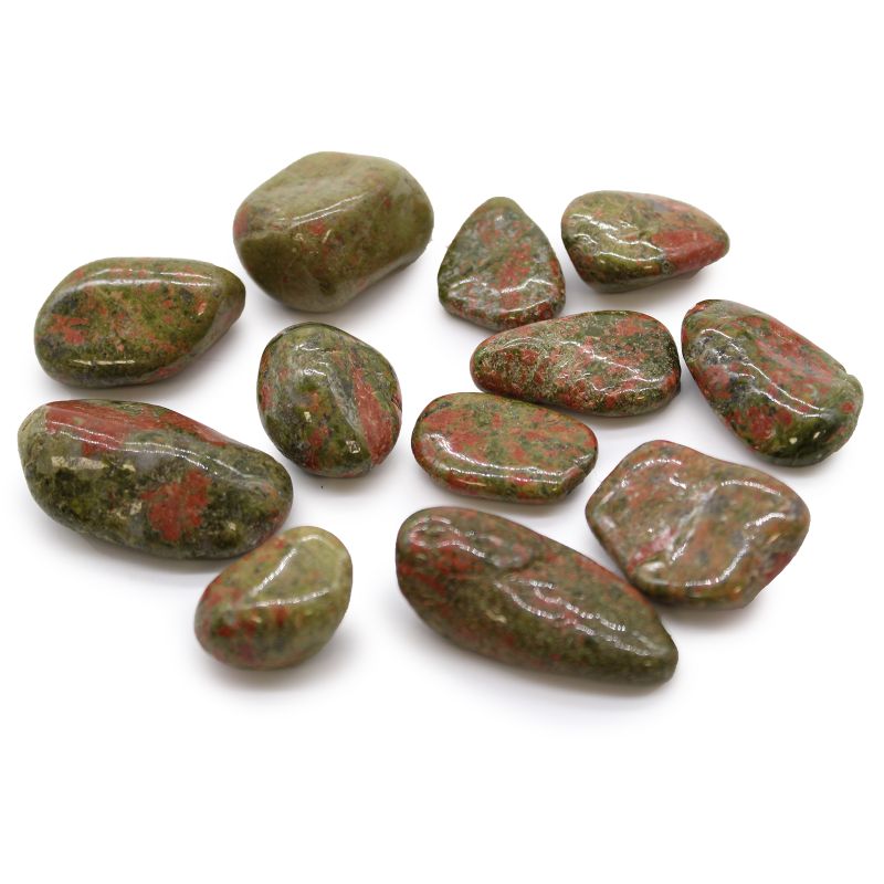 Pierres roulées Africaines moyennes - Unakite