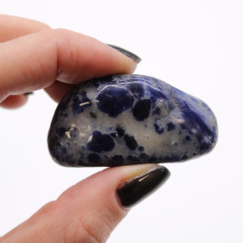 Pierres roulées Africaines moyennes - Sodalite - Bleu pur
