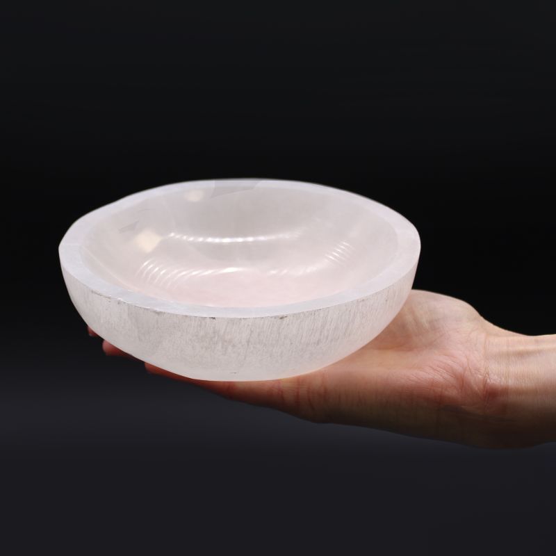 Bol Rond Sélénite - 15cm