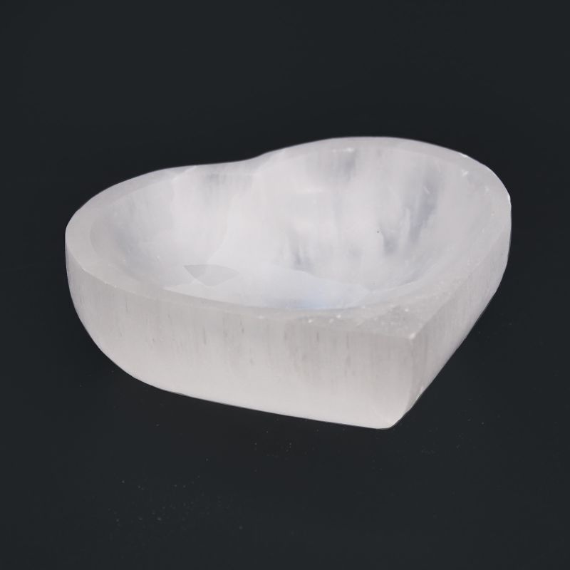 Bol Coeur Sélénite - 10cm