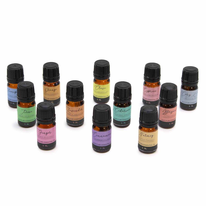 Ensemble d'Huiles Essentielles d'Aromathérapie - Ensemble d'Automne