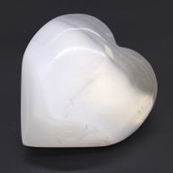 Coeur Sélénite - 10 cm