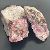 Spécimens minéraux - Cobalt Calcite (environ 07-27 pièces)