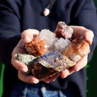 Spécimens minéraux - Chalcopyrite (environ 35 à 66 pièces)