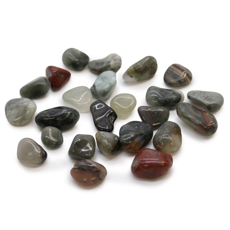 Petites Pierres Roulées Africaines - Bloodstone - Sephtonite
