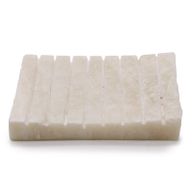 Porte-savon Strié Blanc Onyx