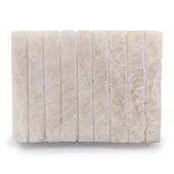 Porte-savon Strié Blanc Onyx