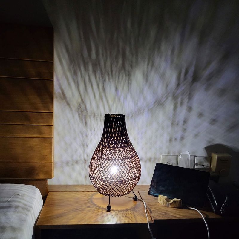 Lampes de table en rotin - Naturel