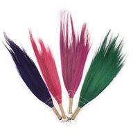 Pack de 4 - Balais longs Feuilles de Pampa - Couleurs vives