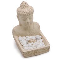 Brûleur d'Encens Bouddhiste Fengshui (crème)