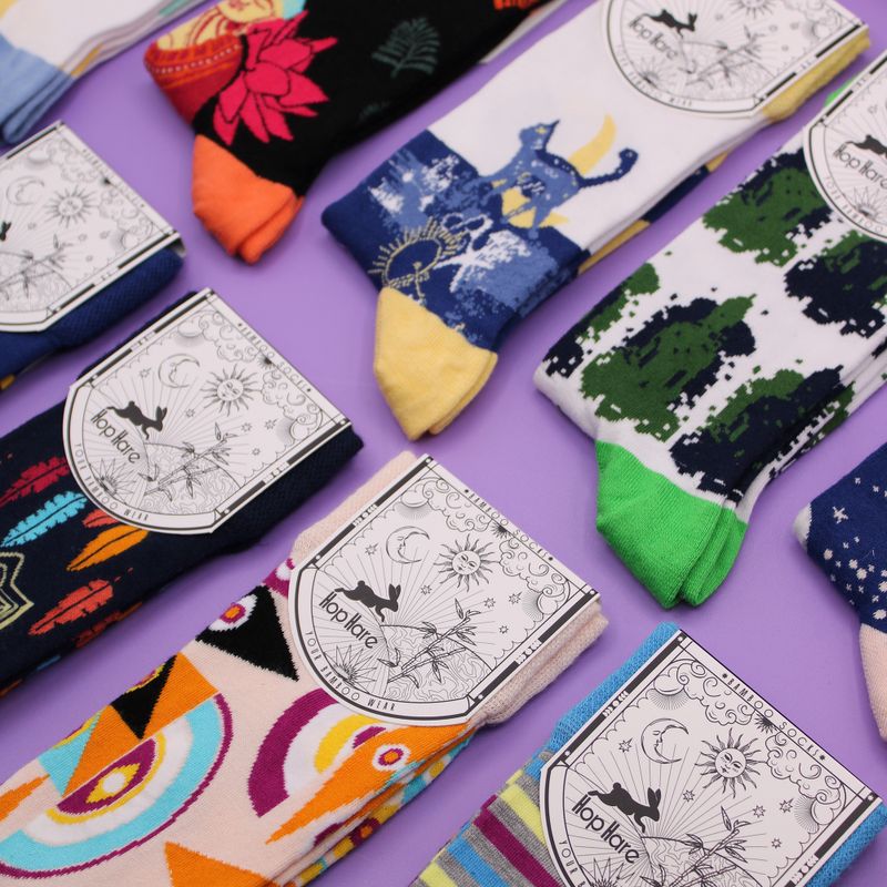 Chaussettes en Bambou Hop Hare (36-40) - Cartes de Tarot