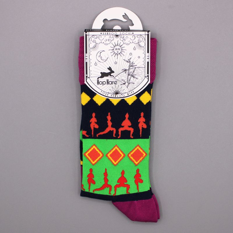 Chaussettes en Bambou Hop Hare (36-40) - Poses de yoga