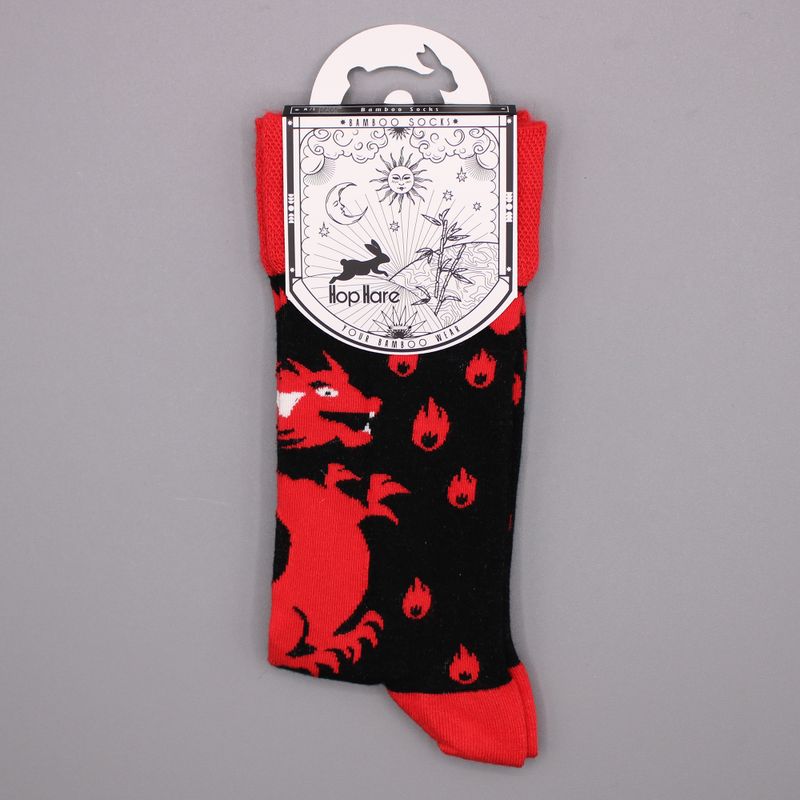 Chaussettes Bambou Hop Hare (36-40) - Dragons Rouges