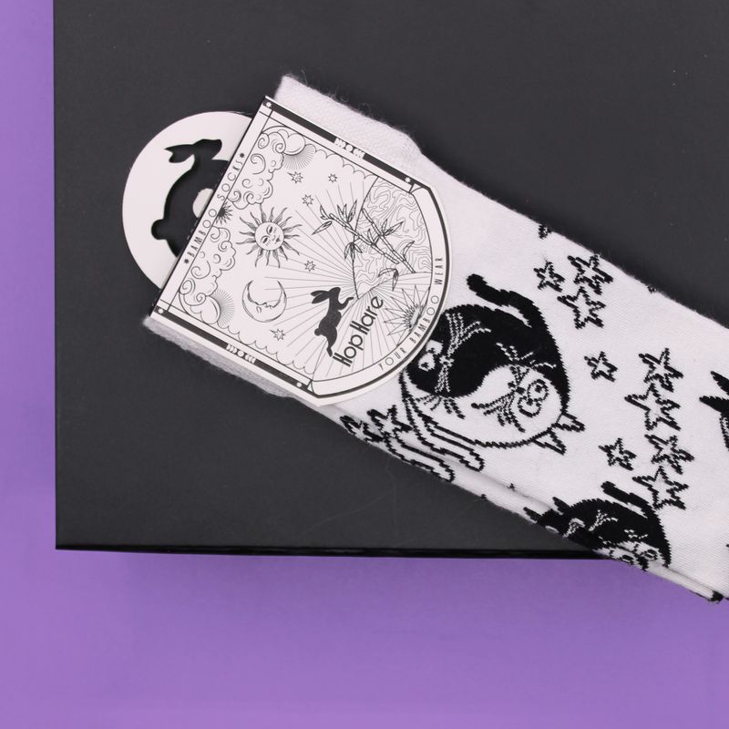 Chaussettes Bambou Hop Hare (36-40) - Ying Yang