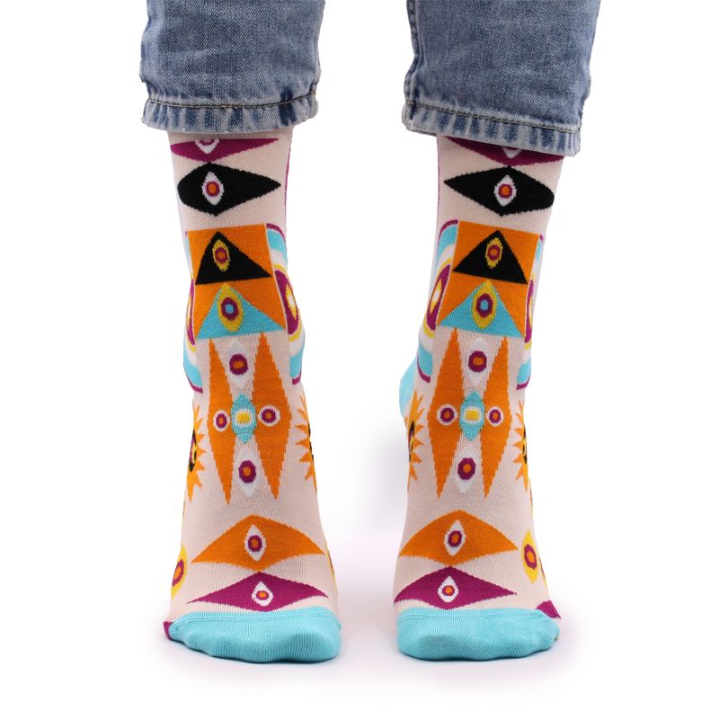 Chaussettes en Bambou Hop Hare (36-40) - Mauvais Œil Psychédélique