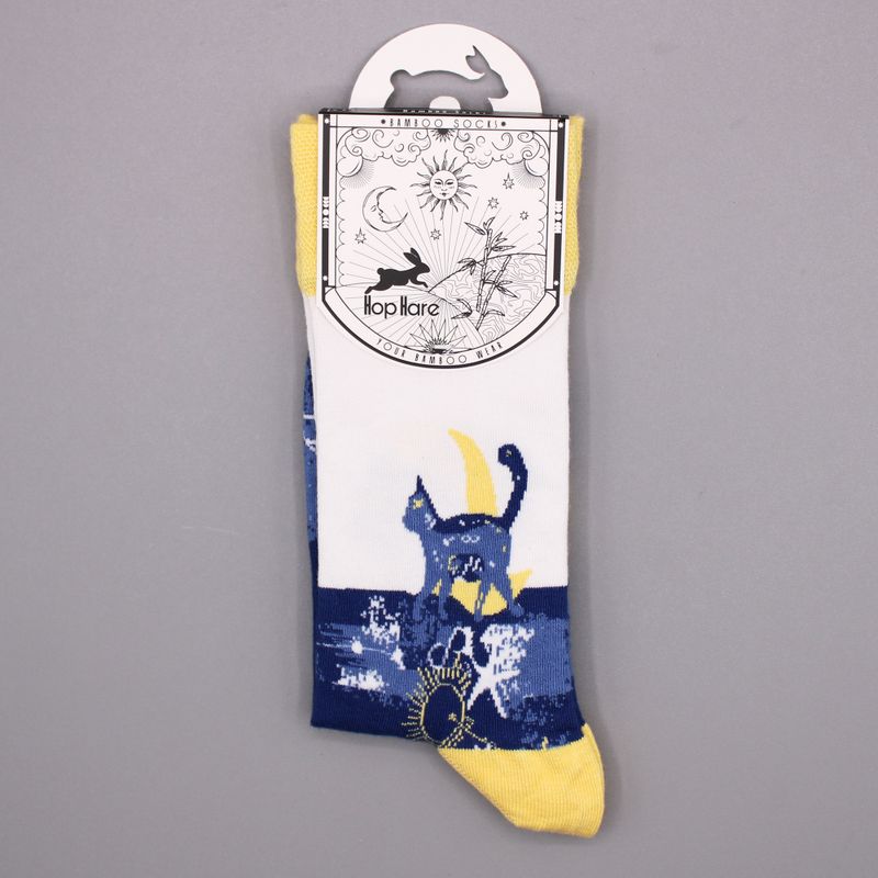 Chaussettes Bambou Hop Hare (36-40) - Chat de Minuit