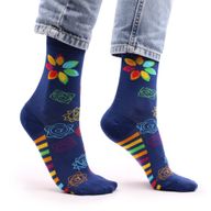 Chaussettes Bambou Hop Hare (36-40) - Chakra Arc-en-ciel