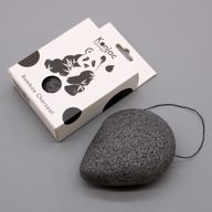 Éponge Konjac en forme de Goutte - Charbon de Bambou - Anti-bactérien
