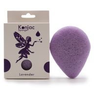 Éponge Konjac en forme de Goutte - Lavande - Apaisant