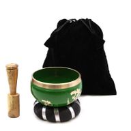 Ensemble de Bols Chantants Arbre de vie - Vert 10,7 cm