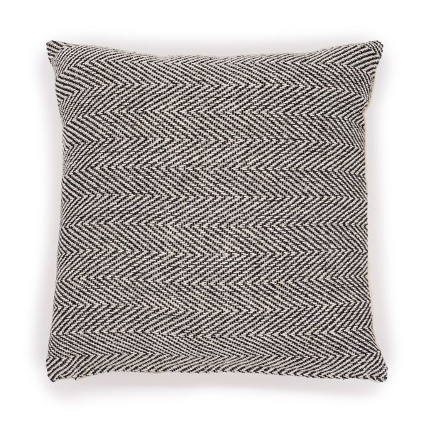 Housse de Coussin Classique - Chevron Fin Gris - 40x40cm