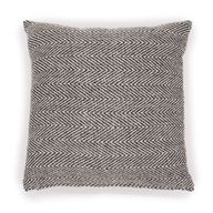 Housse de Coussin Classique - Chevron Fin Gris - 40x40cm