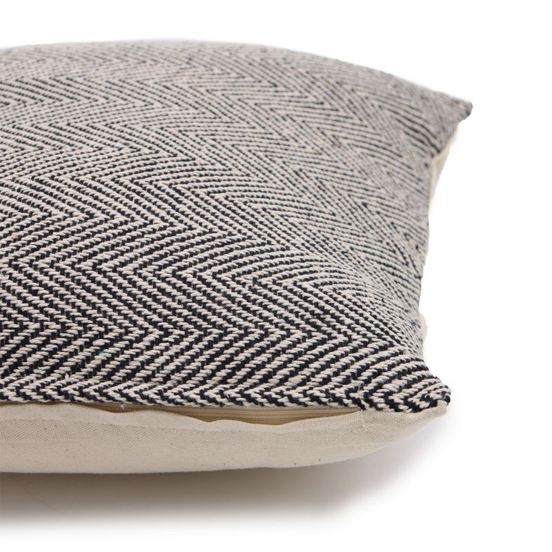 Housse de Coussin Classique - Chevron Fin Gris - 40x40cm