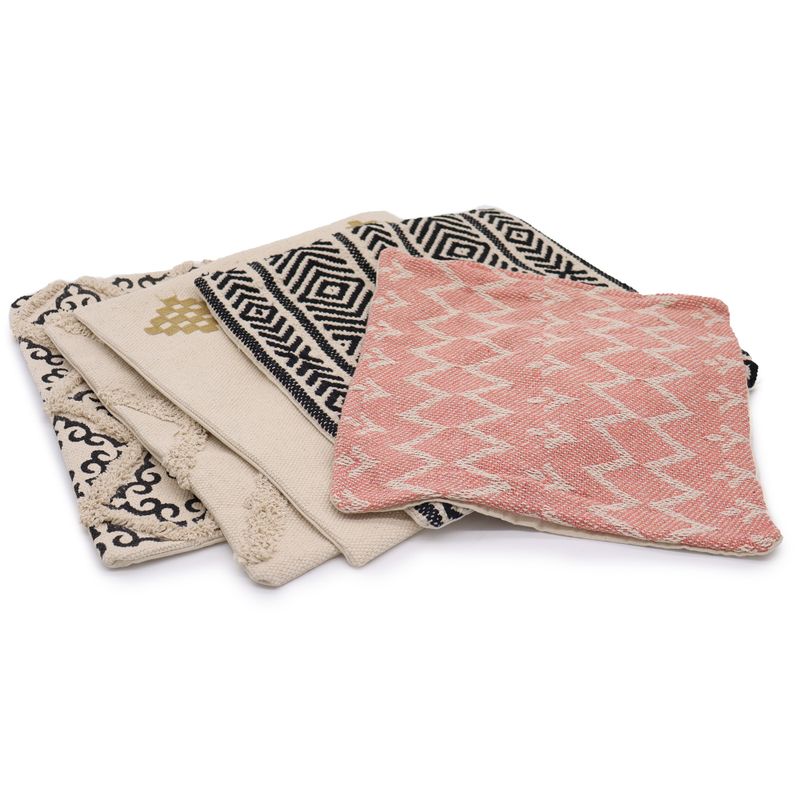 Housse de Coussin Classique - Chevron Large Gris - 40x40cm