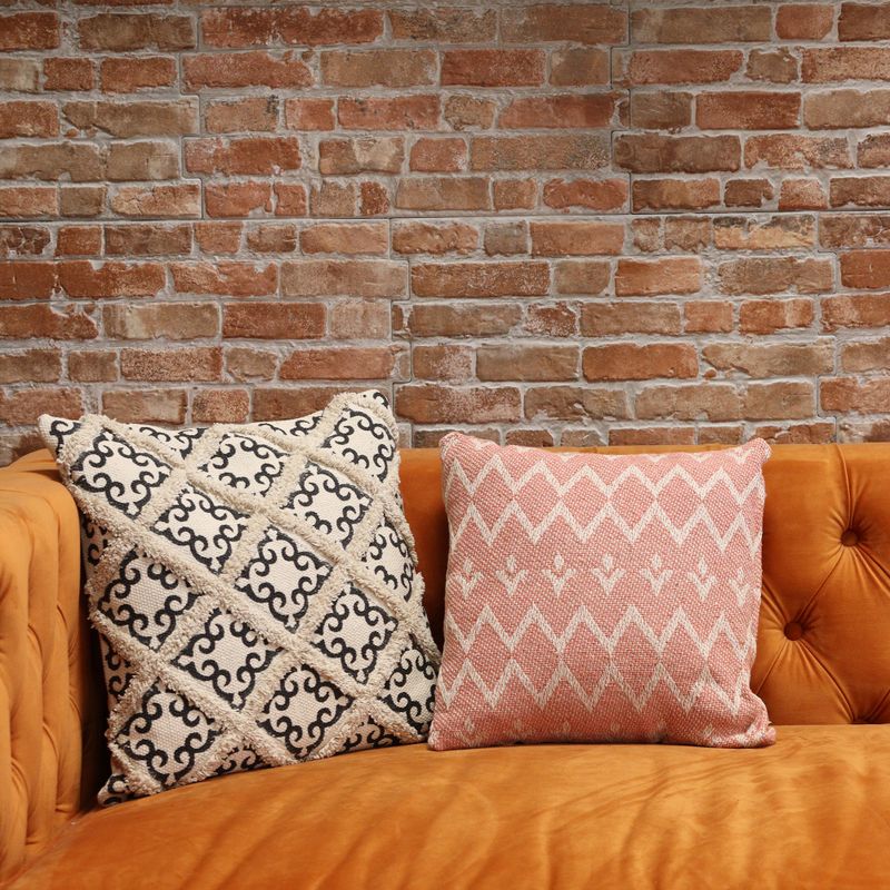 Housse de Coussin Classique - Vieux Rose - 40x40cm