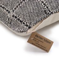 Housse de Coussin Classique - Carrés Gris - 40x40cm
