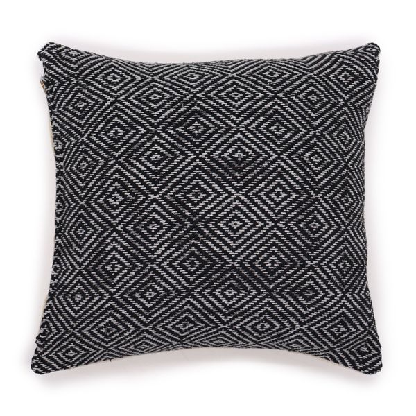 Housse de Coussin Classique - Labyrinthe Noir - 40x40cm