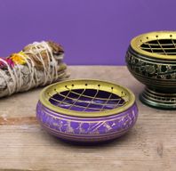 Brûleur d'Encens pour Charbon de Bois - Chakra - Couronne