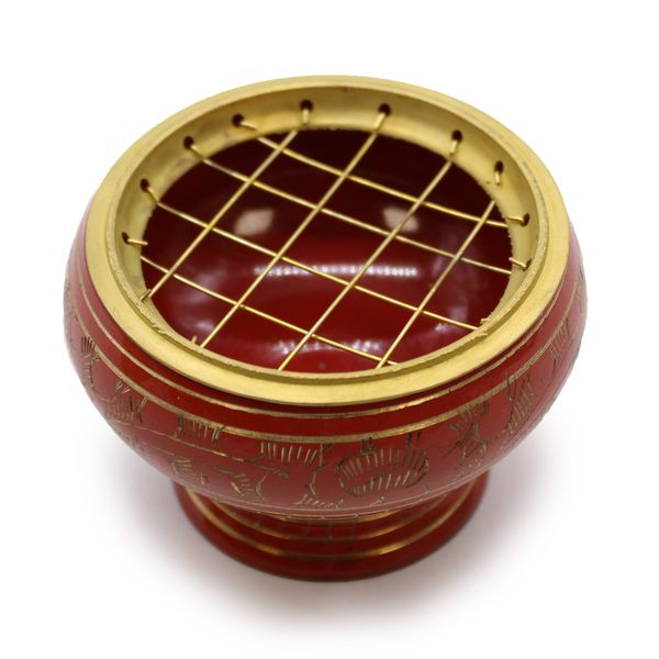 Grand Brûleur d'Encens pour Charbon de Bois - Chakra - Sacré