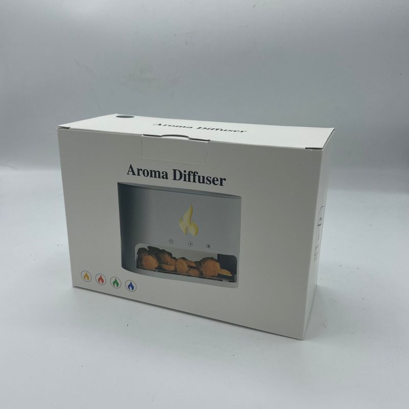Diffuseur d'Arômes Blaze - Chambre à Sel de l'Himalaya - USB-C - Effet flamme (sel inclus)
