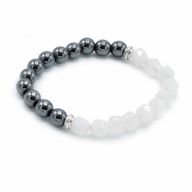 Bracelets Pierres Précieuses Facettes Magnétique - Quartz Rose