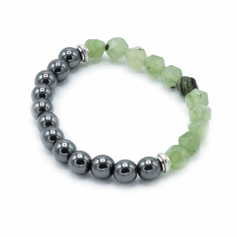 Bracelets Pierres Précieuses Facettes Magnétique - Jade