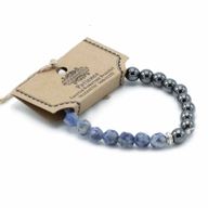Bracelets Pierres Précieuses Facettes Magnétique - Sodalite
