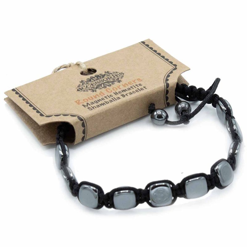 Bracelets Shamballa Hématite Magnétique - Coins Ronds