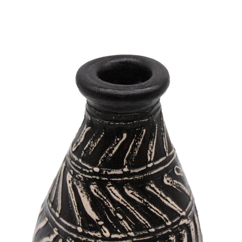 Vase Cône Grec - Chocolat