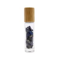Flacon Roll-on Huile Essentielle & Pierres Précieuses - Sodalite - Bouchon en bois