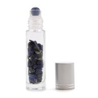 Flacon Roll-on Huile Essentielle & Pierres Précieuses - Sodalite - Bouchon Argenté