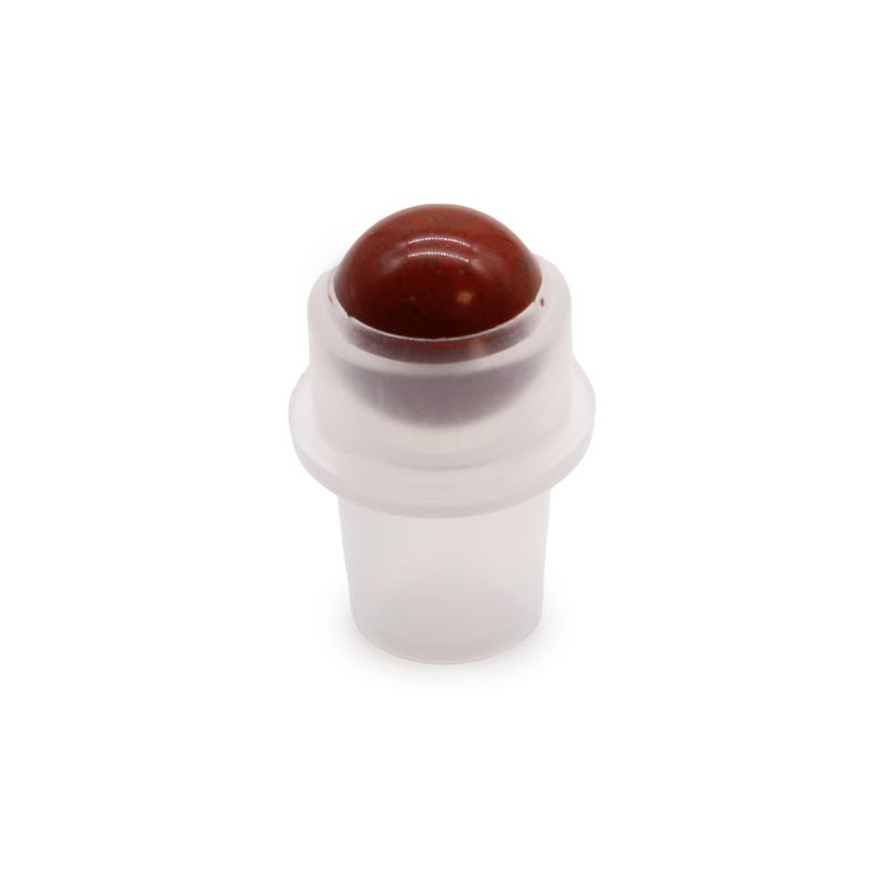 Embout Roll-on Pierre Précieuse pour Flacon 5ml - Jaspe Rouge