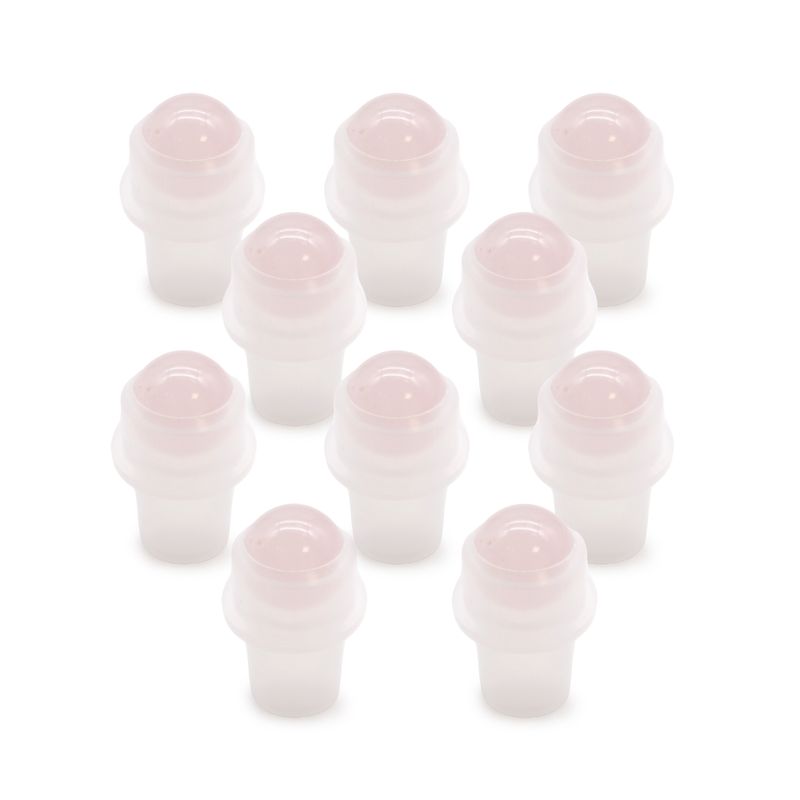 Embout Roll-on Pierre Précieuse pour Flacon 5ml - Quartz Rose
