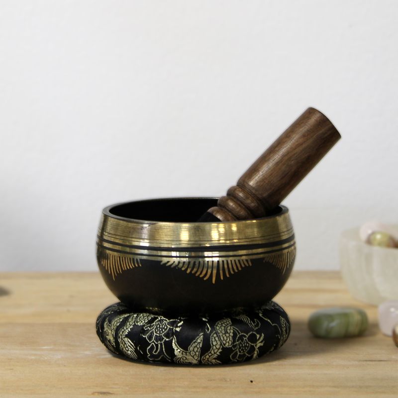 Ensemble de Bols chantants Fleur de Vie