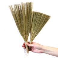 Pack de 4 Balais Fan en Feuilles de Pampa - Naturelles différentes tailles