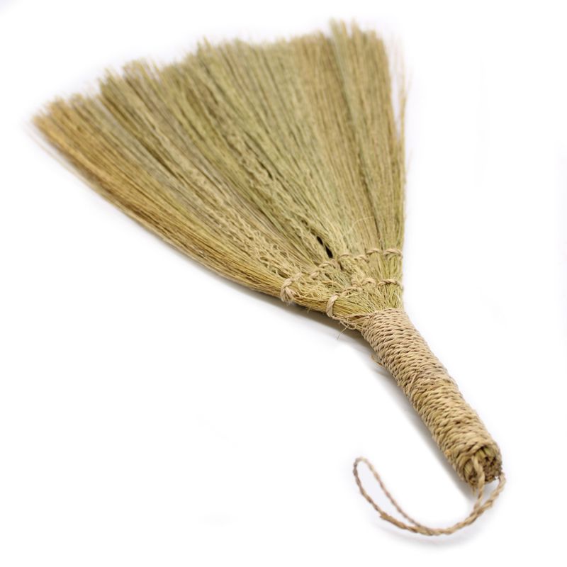 Pack de 4 Balais Fan en Feuilles de Pampa - Naturelles différentes tailles