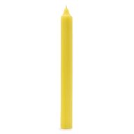 Bougies de Table de couleur unie en vrac - Citron rustique - Paquet de 100